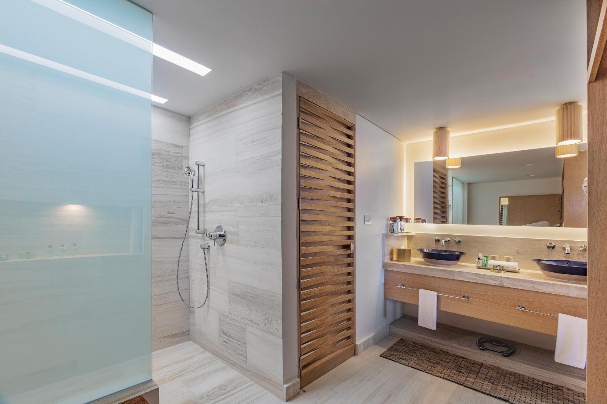 Seafront Premium Queen Room Two Queen Beds Outdoor Shower